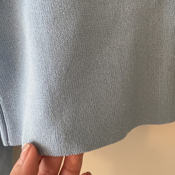 Blue Cropped Cardigan - Picture 4 of 6